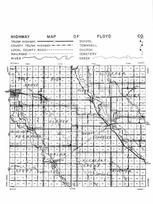 Floyd County Highway Map, Floyd County 1960